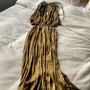 Forest Green Goddess Dress